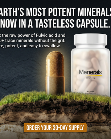 Menerals ad creative